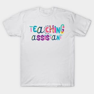 Cute Teaching Assistant Gift Idea Back to School T-Shirt